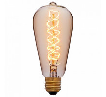 Лампа накаливания Sun Lumen ST64 E27 60Вт 2200K 052-269