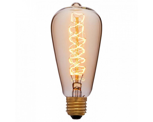 Лампа накаливания Sun Lumen ST64 E27 60Вт 2200K 052-269