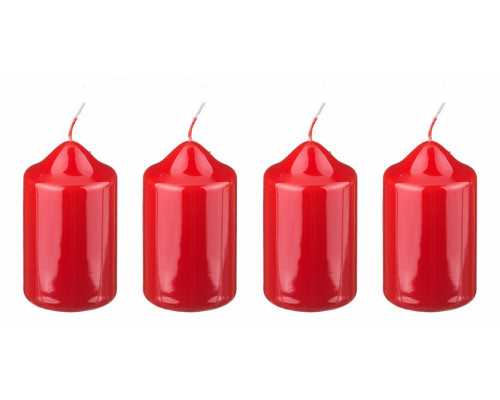 Набор из 4 свечей декоративных Новый год 348-448