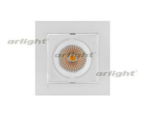 Встраиваемый светильник Arlight  CL-KARDAN-S102x102-9W White (WH, 38 deg)