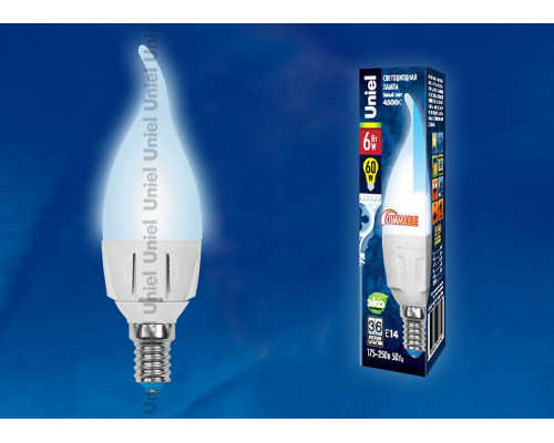 Лампа светодиодная Uniel  E14 6Вт 4500 KK UL-00000727