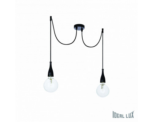 Подвесной светильник Ideal Lux Minimal MINIMAL SP2 NERO OPACO