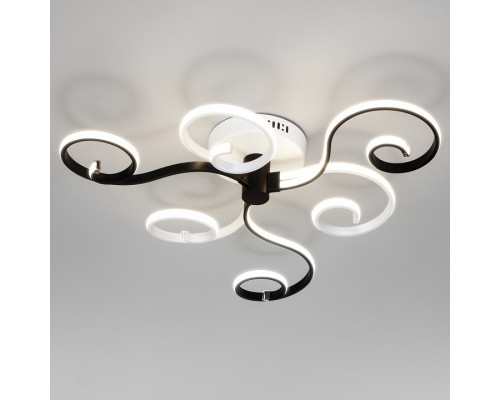 Потолочная люстра Eurosvet Friori 90149/3 белый/черный