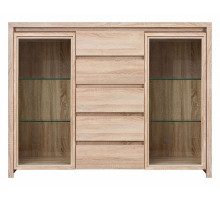 Тумба-витрина Каспиан КОМ 2W5S