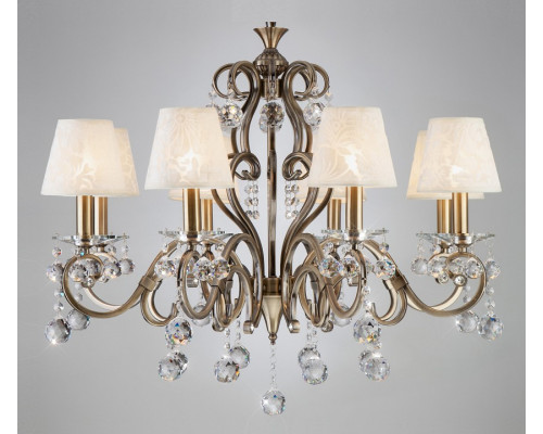 Подвесная люстра Eurosvet Eileen 1448/8 античная бронза Strotskis