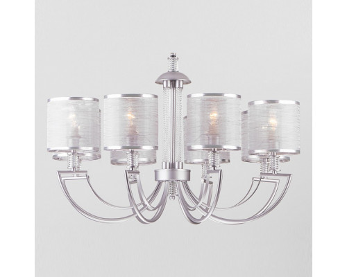 Подвесная люстра Eurosvet Licata 60099/8 серебро