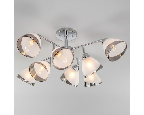 Люстра на штанге Eurosvet Paola 30126/8 хром