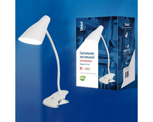 Настольная лампа офисная Uniel TLD-563 TLD-563 White/LED/360Lm/4500K/Dimmer