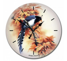 Настенные часы (33x33x4 см) Птичка 01-011