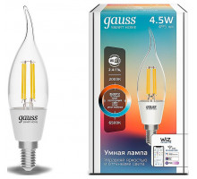 Лампа светодиодная Gauss Smart Home E14 4.5Вт 2000-6500K 1280112