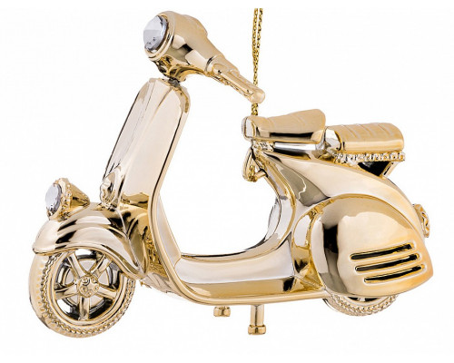 Елочная игрушка (12х6х9 см) Скутер 865-362