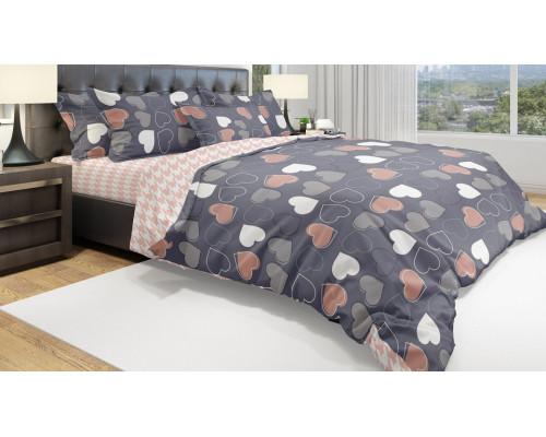 Постельное белье полутораспальное Eco Cotton Heart