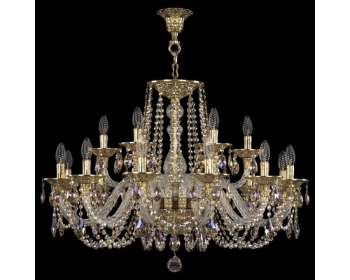 Подвесная люстра Bohemia Ivele Crystal 1602 16102/12+6/300 G R801