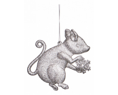 Елочная игрушка (11x9 см) Мышка 865-419