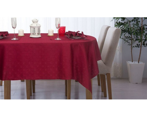 Скатерь с салфетками (140x140 см) Печворк