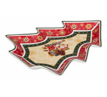 Блюдо декоративное (26x21x3.5 см) Christmas collection 586-054
