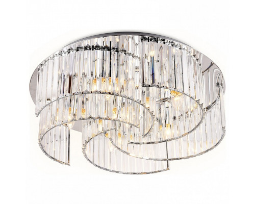 Накладной светильник Ambrella Traditional 2 TR5205/6 CH/CL хром/прозрачный E27/6 max 40W D600*180