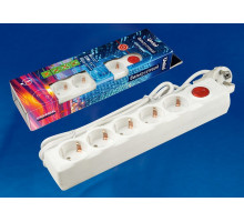 Удлинитель с выключателем Uniel S-Gsu5 S-GSU5-5 WHITE