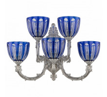 Бра Bohemia Ivele Crystal 7109 7109B15/3+2/210 NW P1 U Clear-Blue/H-1H