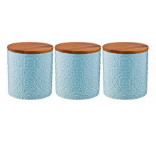 Набор из 3 банок для пищевых продуктов Art 490-382