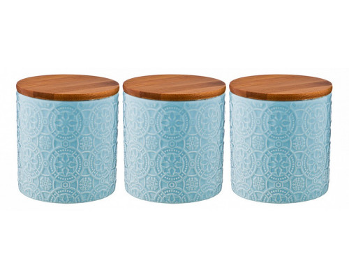 Набор из 3 банок для пищевых продуктов Art 490-382