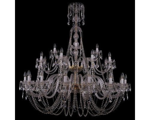 Подвесная люстра Bohemia Ivele Crystal 1406 1406/16+8+4/530/XL-180/2d/G