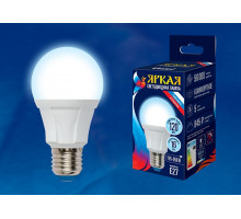 Лампа светодиодная Uniel Яркая E27 16Вт 6500K LED-A60 16W/6500K/E27/FR PLP01WH картон