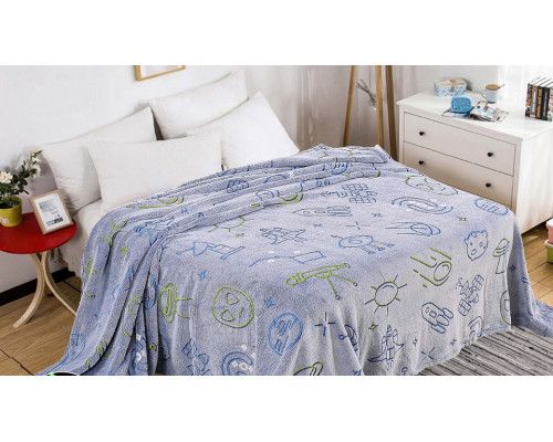 Плед (150x200 см) Бамбук Неон 013-PBN