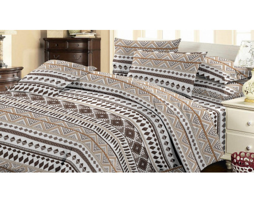 Постельное белье евростандарт Мако-сатин Aiko