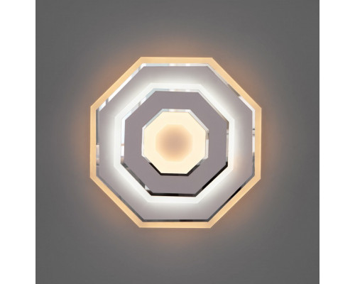 Накладной светильник Eurosvet Contorni 90184/1 белый/хром