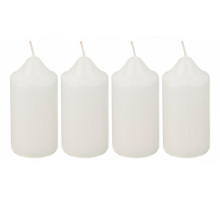 Набор из 4 свечей декоративных (10 см)  348-591