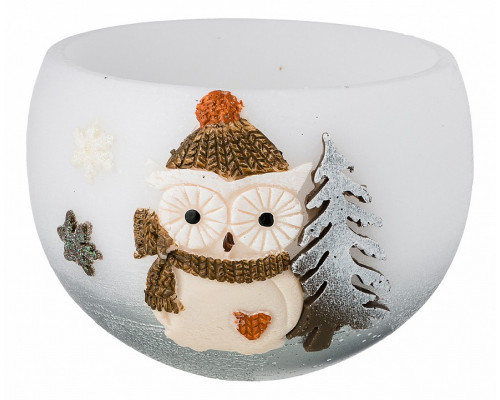 Свеча декоративная (12x9 см) Новый год