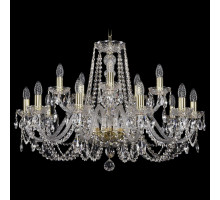 Подвесная люстра Bohemia Ivele Crystal 1402 1402/10+5/300/G