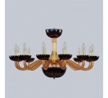 Подвесная люстра Bohemia Ivele Crystal Ivele Crystal 2 1309/12/300 G Am/Amber-Blue/H-1K