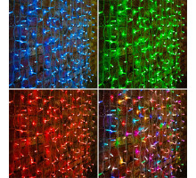 Занавес световой [2x1.5 м] Светодиодный Дождь 245-309