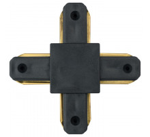 Соединитель лент X-образный жесткий DeMarkt Con 2 CON 2X BL