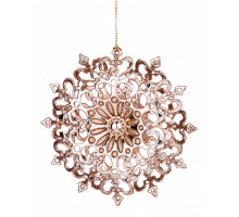 Елочная игрушка (13 см) Снежинка 865-446