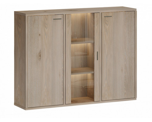 Тумба-витрина Домино СУ(ш3в1)+2ФГ+1ФС