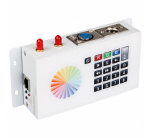 Панель-регулятора цвета RGBW клавишная накладная Arlight SR-2816 DMX SR-2816WI White (12V, WiFi, 8 зон)
