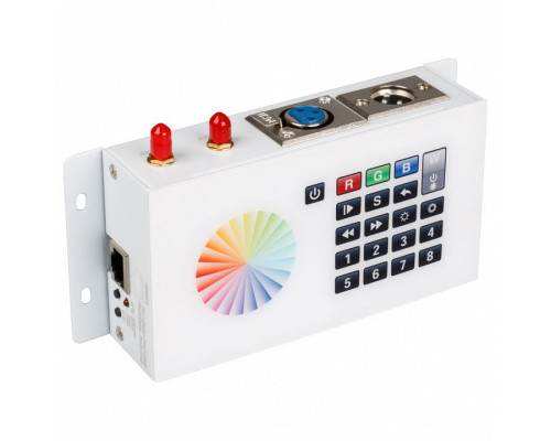 Панель-регулятора цвета RGBW клавишная накладная Arlight SR-2816 DMX SR-2816WI White (12V, WiFi, 8 зон)