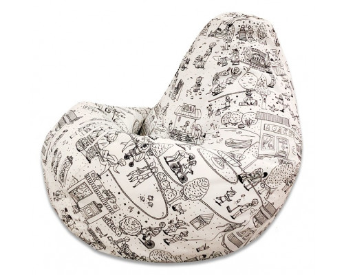 Кресло-мешок Раскраска 3XL 150*110 см