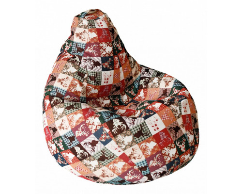 Кресло-мешок С Оленями Дарк L