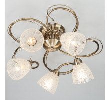 Люстра на штанге Eurosvet Natalie 30130/5 античная бронза