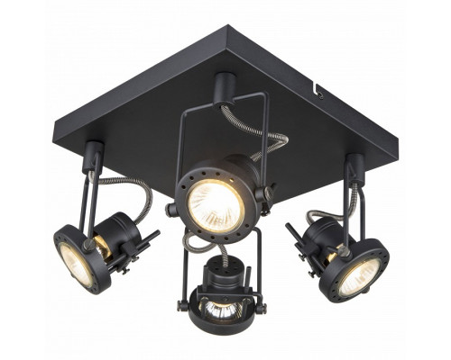 Спот Arte Lamp Costruttore A4300PL-4BK