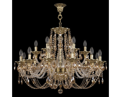Подвесная люстра Bohemia Ivele Crystal 1606 16106/12+6/300 G R721