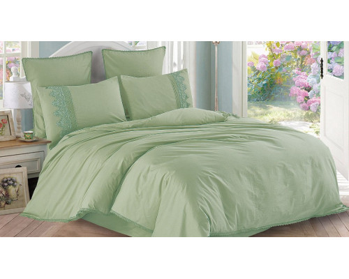 Постельное белье евростандарт Cotton Lace