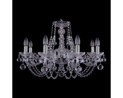 Подвесная люстра Bohemia Ivele Crystal 1406 1406/8/240/Ni/Balls