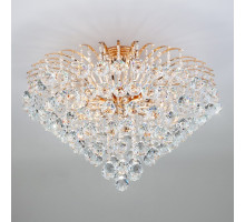 Потолочная люстра Eurosvet Ostiniya 3299/9 золото/прозрачный хрусталь Strotskis