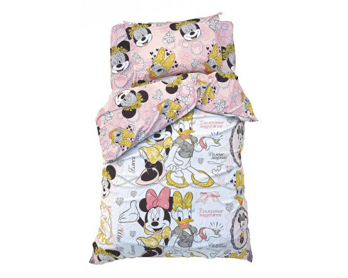 Постельное белье полутораспальное Минни Маус: Гламурные подружки