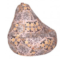 Кресло-мешок Сиена Коричневое Велюр L